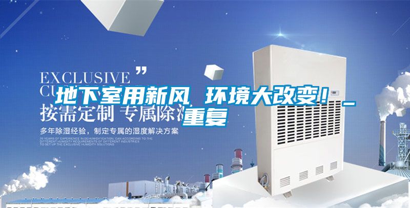 地下室用新風(fēng) 環(huán)境大改變！_重復