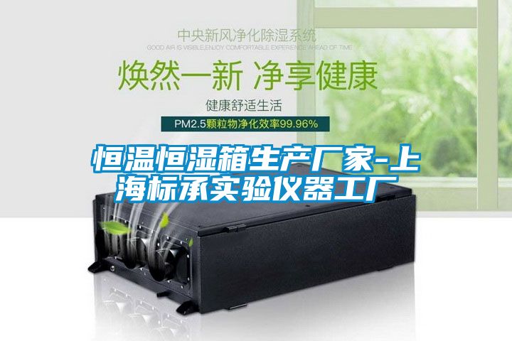 恒溫恒濕箱生產(chǎn)廠(chǎng)家-上海標承實(shí)驗儀器工廠(chǎng)