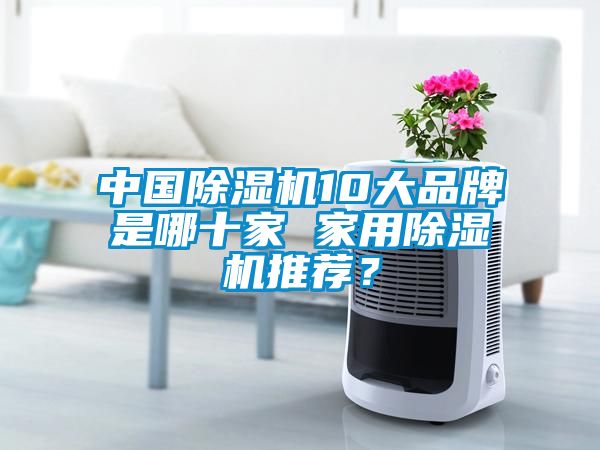 中國除濕機10大品牌是哪十家 家用除濕機推薦？