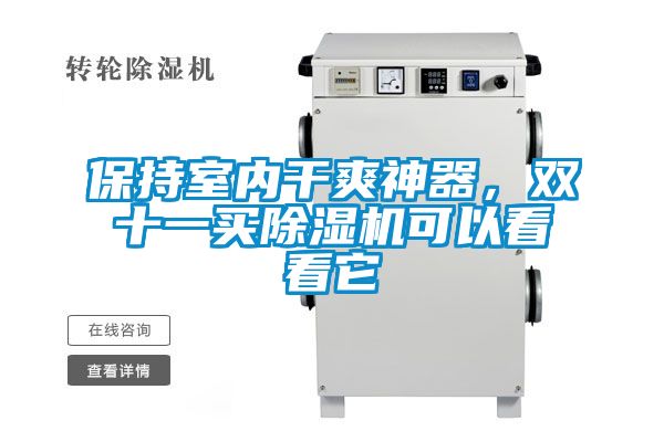 保持室內干爽神器，雙十一買(mǎi)除濕機可以看看它