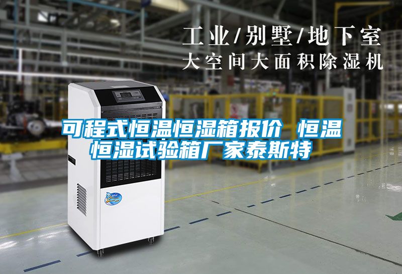 可程式恒溫恒濕箱報價(jià) 恒溫恒濕試驗箱廠(chǎng)家泰斯特