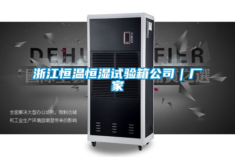 浙江恒溫恒濕試驗箱公司｜廠(chǎng)家