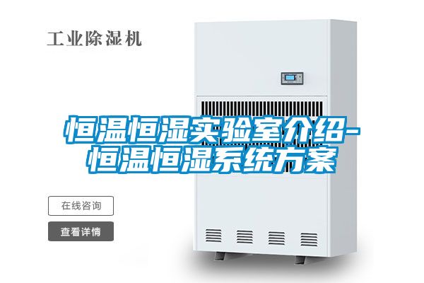 恒溫恒濕實(shí)驗室介紹-恒溫恒濕系統方案
