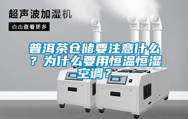 普洱茶倉儲要注意什么？為什么要用恒溫恒濕空調？