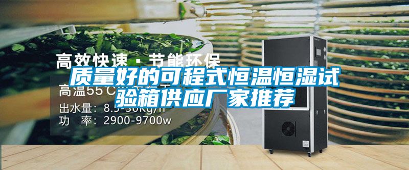 質(zhì)量好的可程式恒溫恒濕試驗箱供應廠(chǎng)家推薦