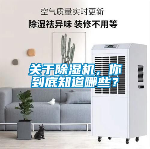 關(guān)于除濕機，你到底知道哪些？