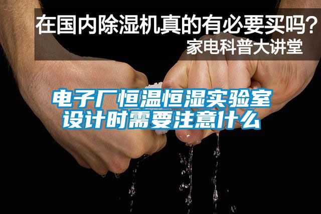 電子廠(chǎng)恒溫恒濕實(shí)驗室設計時(shí)需要注意什么
