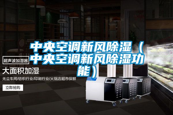 中央空調新風(fēng)除濕（中央空調新風(fēng)除濕功能）