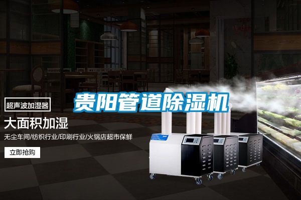 貴陽(yáng)管道除濕機