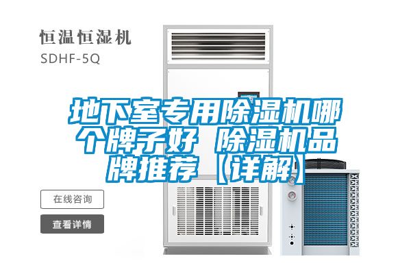 地下室專(zhuān)用除濕機哪個(gè)牌子好 除濕機品牌推薦【詳解】