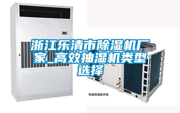 浙江樂(lè )清市除濕機廠(chǎng)家_高效抽濕機類(lèi)型選擇