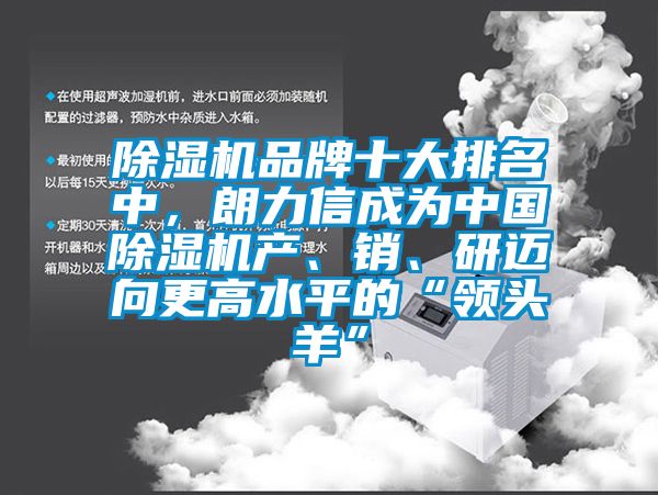 除濕機品牌十大排名中，朗力信成為中國除濕機產(chǎn)、銷(xiāo)、研邁向更高水平的“領(lǐng)頭羊”