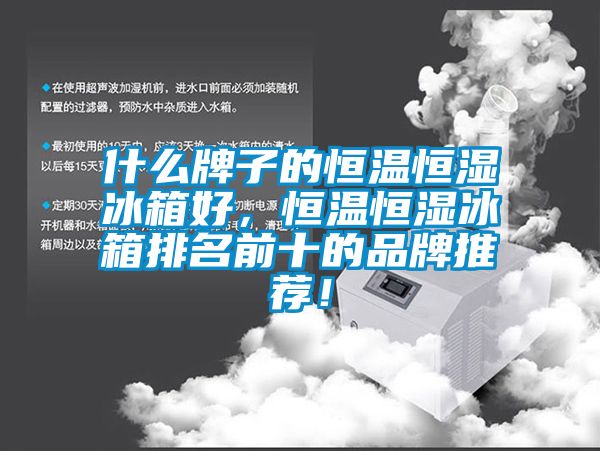 什么牌子的恒溫恒濕冰箱好，恒溫恒濕冰箱排名前十的品牌推薦！