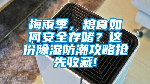梅雨季，糧食如何安全存儲？這份除濕防潮攻略搶先收藏!