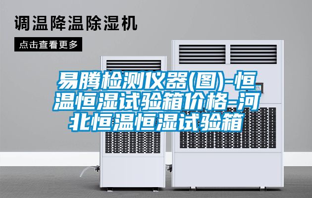 易騰檢測儀器(圖)-恒溫恒濕試驗箱價(jià)格-河北恒溫恒濕試驗箱