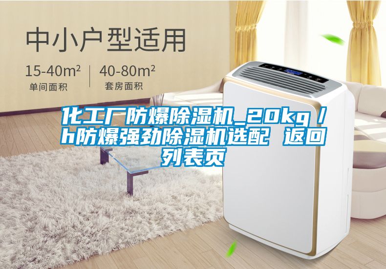 化工廠(chǎng)防爆除濕機_20kg／h防爆強勁除濕機選配 返回列表頁(yè)