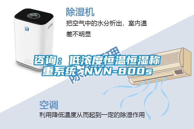 咨詢(xún)：低濃度恒溫恒濕稱(chēng)重系統 NVN-800s
