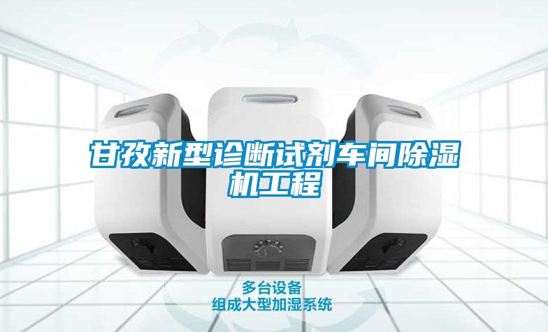 甘孜新型診斷試劑車(chē)間除濕機工程